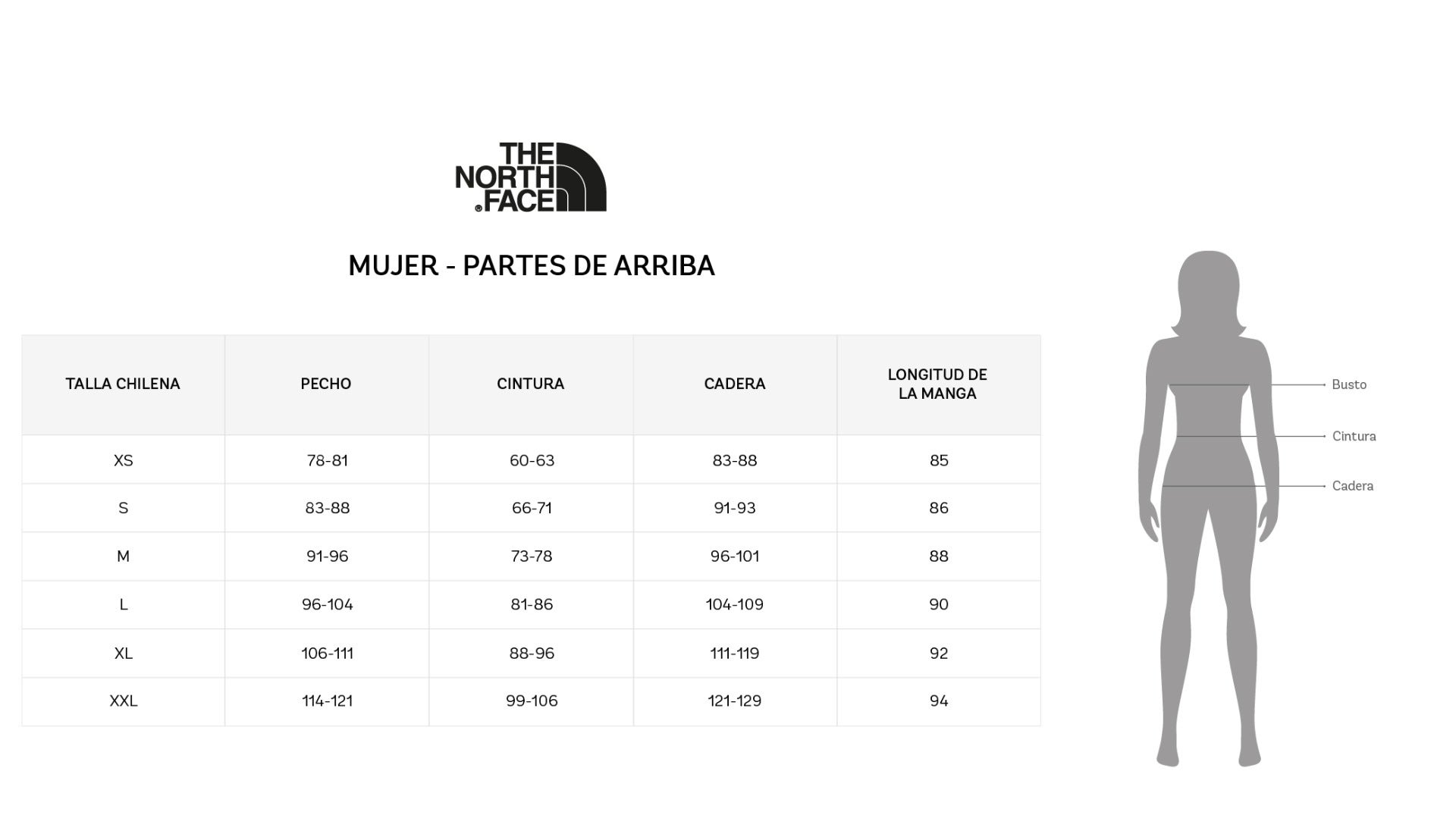 Guía de tallas