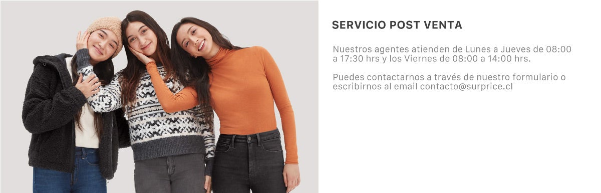 Servicio post venta de Surprice para el Cyber Monday